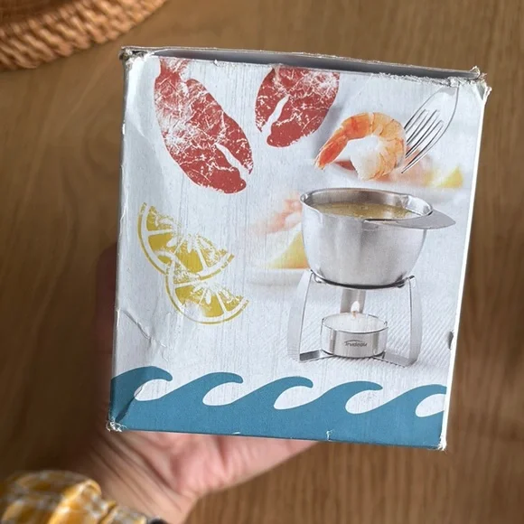 $8 Trudeau Silver Butter Warmer - Picture 3 of 9